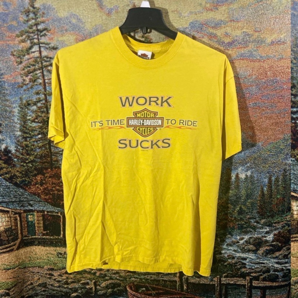 Harley-Davidson Men's Bold Yellow Tee